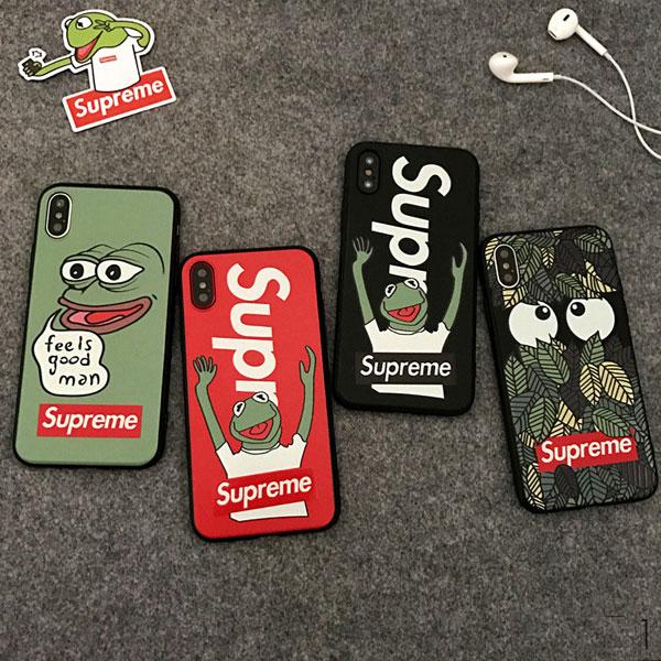 ファッション Supreme Iphone Xr Xs Xs Maxケース Supreme 蛙カエル 個性 激安