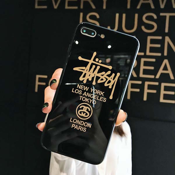 ブランドstussy Iphone Xs Xs Maxケース メンズレディース ステューシー Stussy New York アイフォンx 8 8 Plusカバー 背面ケース 強化ガラス Stussy Iphone 7 6s 6 Plusケース 学生愛用