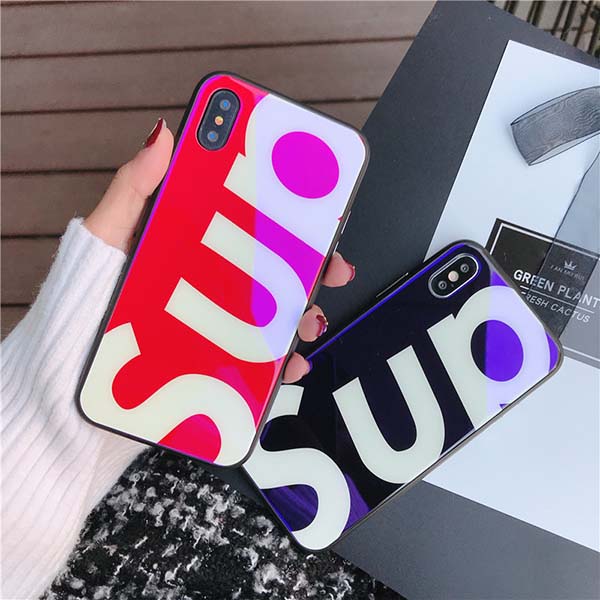 ブランドsupreme Iphonexs Xs Max Xrケース 背面ケース ガラス製 シュプリームiphonex 8 8 Plusカバー 男女兼用 アイフォン7 7 Plusスマホケース カップル愛用