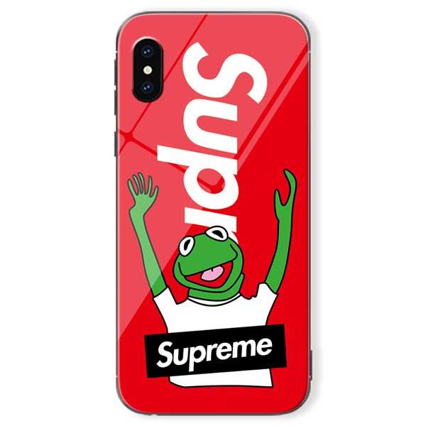Supreme Kermit 蛙 可愛い Iphone Xr Xs Maxケース ブラント シュプリーム Iphone X Xsカバー セレブ愛用