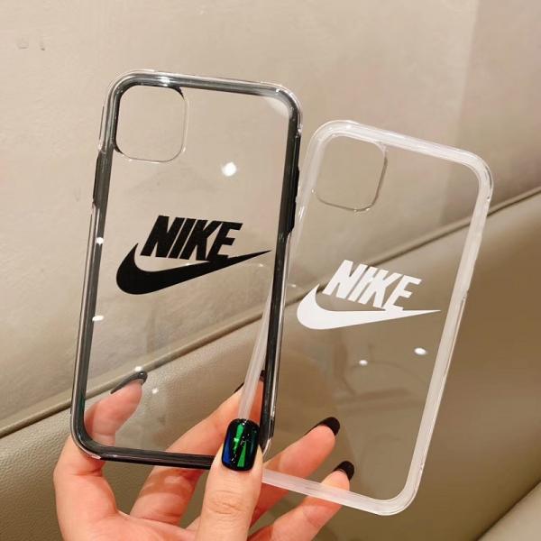 ナイキ iPhone11/11pro max ケース Nike 透明ケース iphone11proカバー ペア ブラント iphone xr/xs maxケース カップル向け iphone x/8/7 plusケース