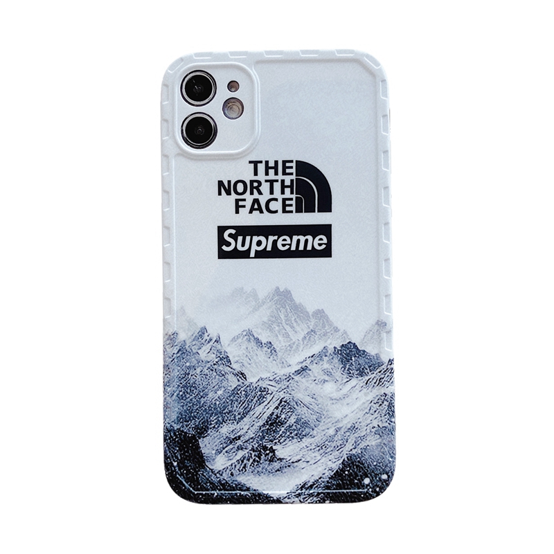 シュプリーム ノースフェイスコラボ iPhone 12/12 Proケース ブラント アイフォン 12pro max/12ミニカバー