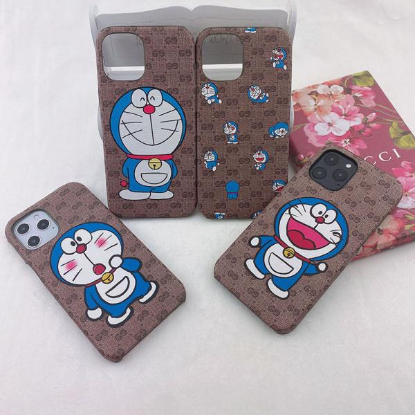 グッチ ドラえもんコラボ iPhone13/13pro/12/12pro maxケース DoraemonxGucci iPhone12mini/12pro携帯ケース 可愛い グッチ アイフォン11/11pro maxケース