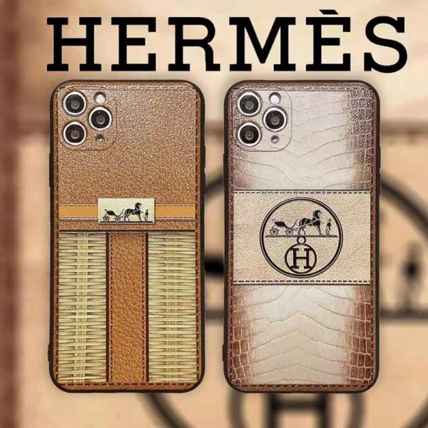 ブラント エルメス iPhone12/12pro レザーケース HERMES iphone12pro max携帯ケース メンズ レディース エルメス iphone11/11pro/11pro maxケース