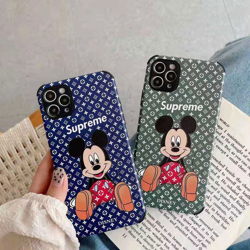 シュプリーム ミッキーコラボ Iphone12 12pro Maxケース Supreme Mickey Iphone12proカバー