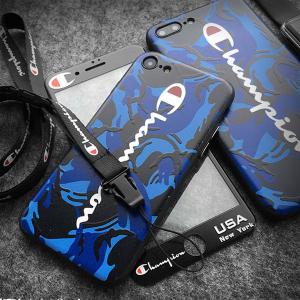チャンピオン/Champion iphone 8/8 plus/x 7/7 plus/6/6sケース+保護フィルム ブランド 激安 チャンピオンブランドアイフォン8カバー