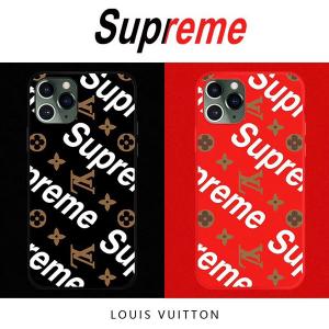 supreme x ヴィドンコラボ iphone 11/11pro/xs maxケース iphone xs/11pro maxカバー 人気 ブラント シュプリーム iphone xrケース モノグラム iphone xケース ファッション 