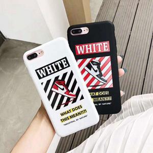 オフホワイト iphone xs maxケース Off-white アイフォンXS/XRケース ブラント アイフォンxカバー 背面ケース 個性 iphone 8/7 plusケース ペア 黒 白 衝撃吸収