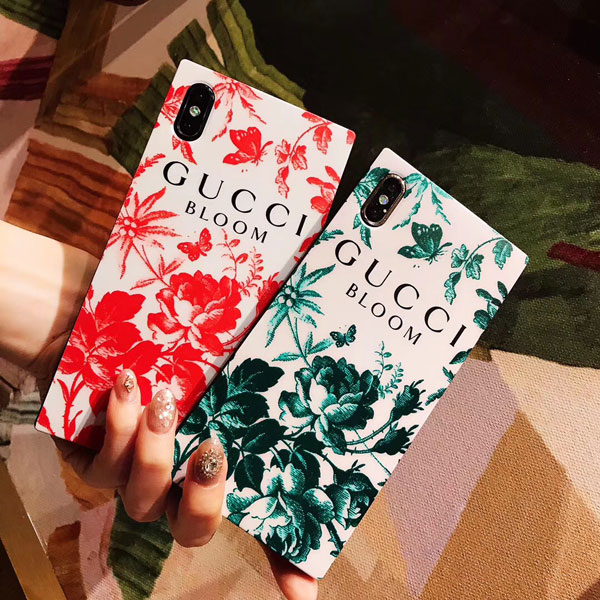 GUCCI iphone xカバー 花柄
