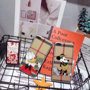 ヴィトン iphone xs maxケース ミッキー アイフォンxsケース 可愛い ドナルド iPhoneX/xrケース  ブラント バーバリー風 iphone 8/7 plusケース 