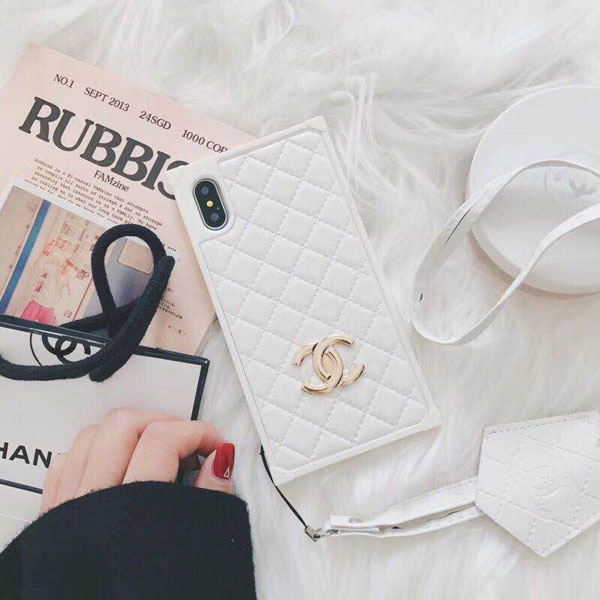 chanel iphone xrケース 四角型