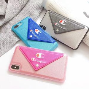 チャンピオン iPhone xr/xs maxケース champion iphone x/xsケース ブランド iphone 8/8 plusカバー iphone 7/6 plusケース 封筒デザイン