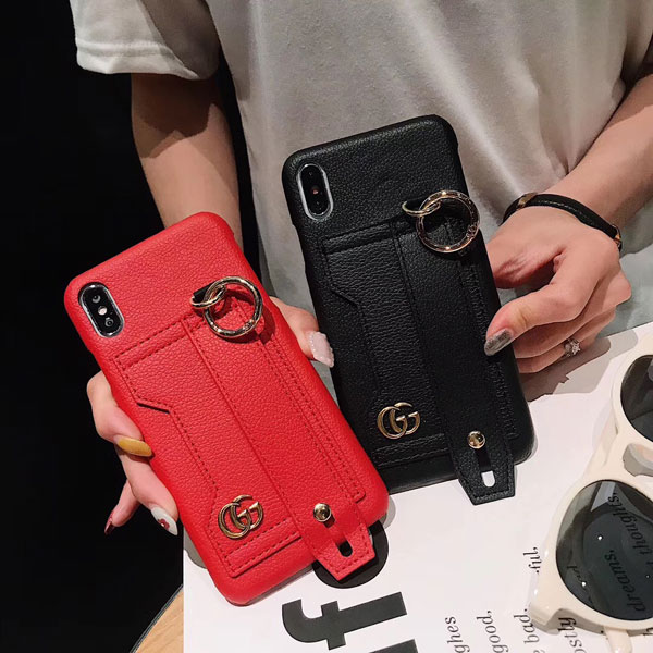 グッチ iphone xsケース バンド付き