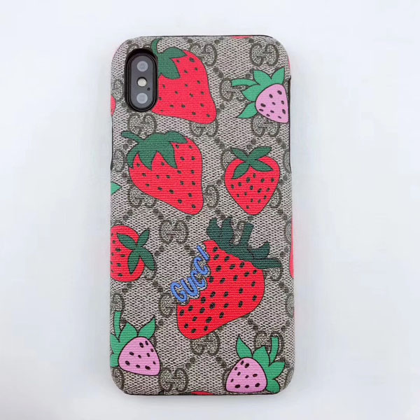 グッチ イチゴ iPhone xr/xs maxケース