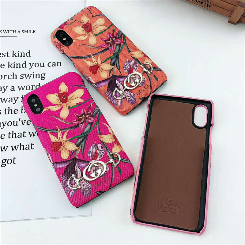 Gucci iphone xr/xsケース 花柄
