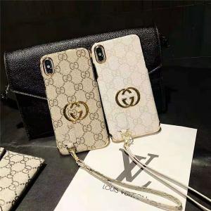 グッチ iPhone XS/XS MAXケース ブラント アイフォンXR/11 Pro/11ケース Gucci iPhoneX/11 PRO MAXカバー ストラップ付き iPhone 8/7/6 Plusケース 男女兼用