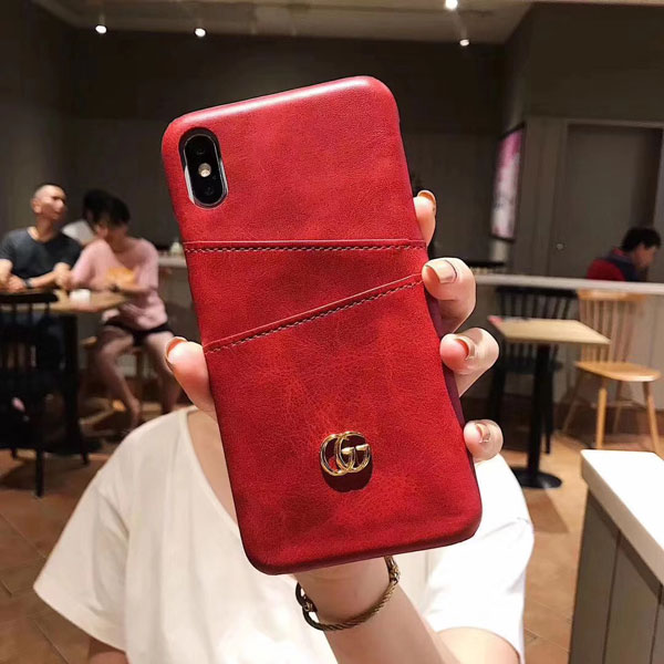 グッチ iPhone X/Xs Maxケース カード入れ