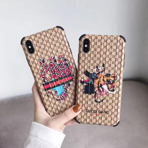 GUCCI iPhone XI/11/XRケース ブラント アイフォンXI MAXケース ペア グッチ iPhone Xs/Xs Maxケース 個性 iPhone X/8/7/6 plusケース 