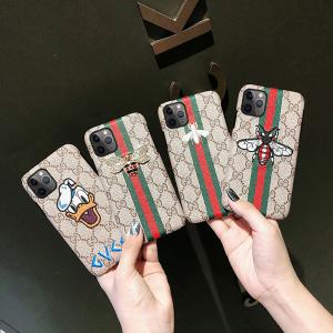 グッチ iPhone 11/11 proケース ブラント アイフォン11 pro max/xr/xs maxケース 男女兼用 gucci iphone xs/x保護カバー 蜂柄 iPhone 8/7 plusケース 激安