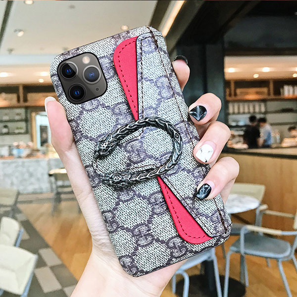 グッチ iphone 11/11 PROカバー カードポケット付き