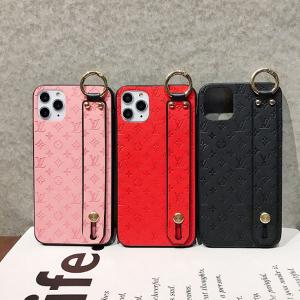 lv iPhone11/11pro/11promaxケース ハンドベルト付き ルイヴィトン iPhone xr/xs maxケース 男女兼用 アイフォンX/XSケース モノグラム iPhone8/7plusカバー
