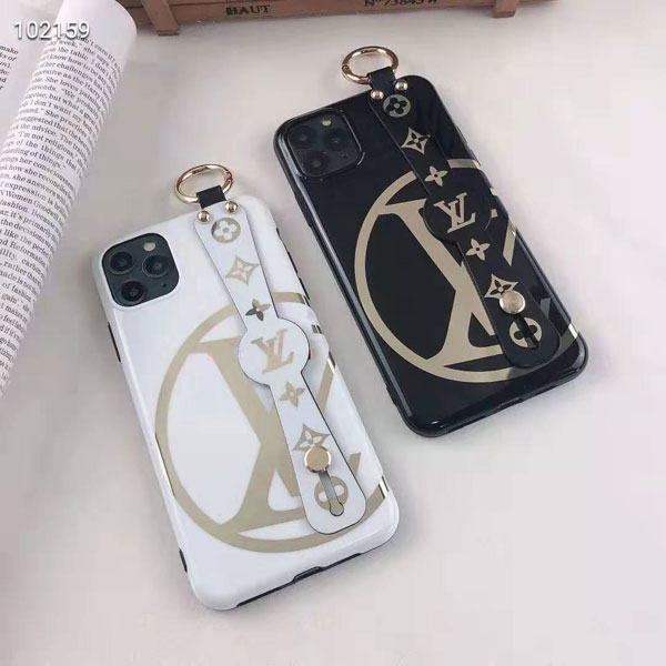 ルイヴィトンiPhone11proケース ハンドベルト付き
