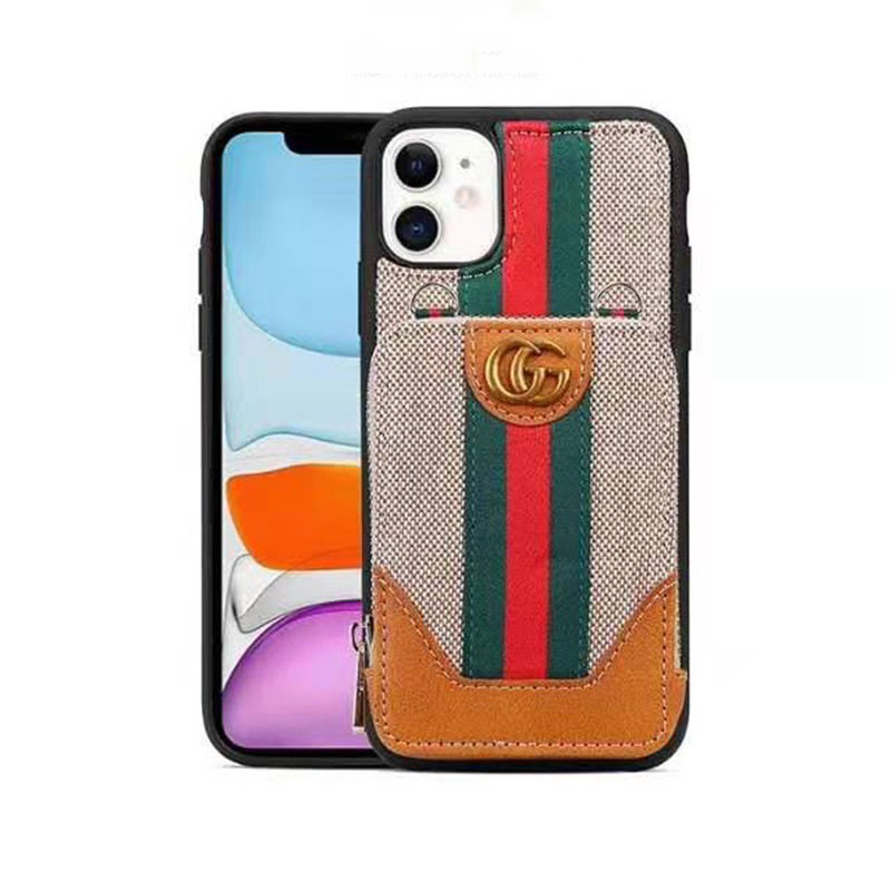 gucci iphone11カバー カード入れ