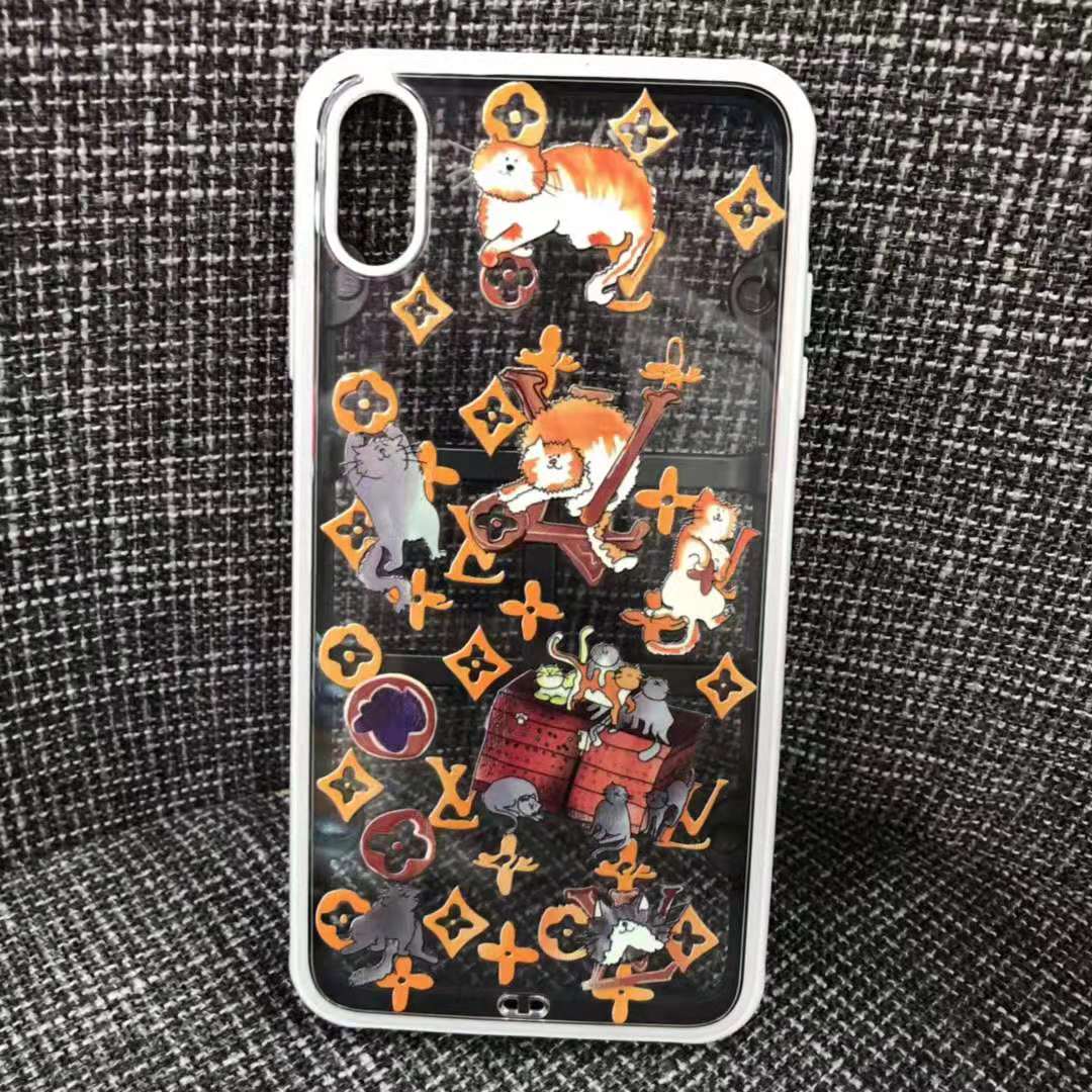 可愛い猫柄 ルイヴィトン iphone11/11proカバー