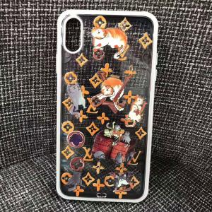 透明ケース ルイヴィトン iPhone11/11proケース 可愛い猫柄 ブラント アイフォン11pro maxカバー モノグラム lv iPhone xr/xs/xs maxケース オシャレ iphone x/8/7 plusカバー