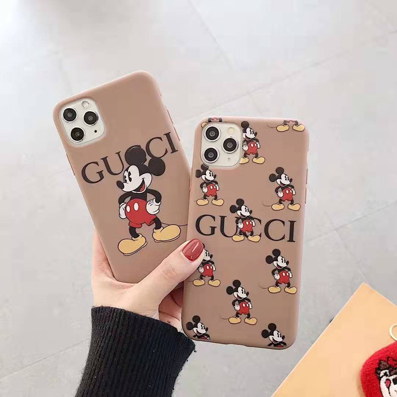 可愛い グッチ ミッキーコラボ アイフォン11プロカバー ブラント gucci