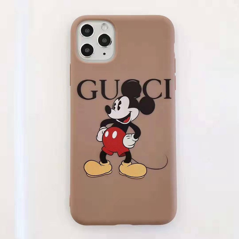 可愛いmickey gucci iphone xr/xs maxケース