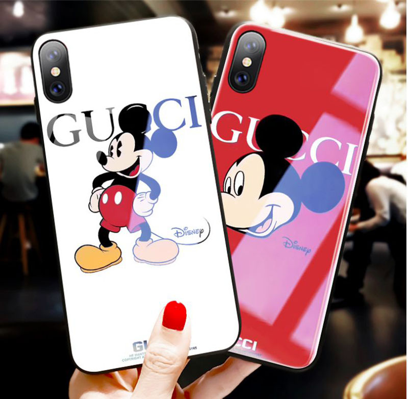ブランド gucci iphone11プロケース 可愛いミッキー付き