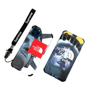 シュプリーム ノースフェイスコラボ iPhone 11/11Pro Maxケース ブラント Supreme North Face iphone11pro maxカバー カッコイイ iPhone xr/xs/xs maxケース 送料無料