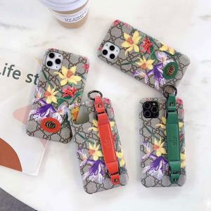 グッチ iphone11pro maxケース ブラント GUCCI iphone11/11pro/SE保護カバー ベルト付き gucci iphone xr/xs maxケース 花柄 iphone xs/xカバー