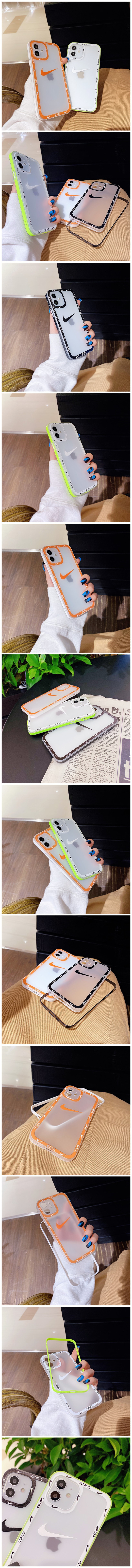 ナイキ iPhone13/13pro/12pro透明ケース