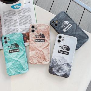 Supreme The North Faceコラボ iPhone 12/12pro maxケース ノースフェイス アイフォン 12 Pro/12 Miniカバー ブラント iPhone 11/11pro/11pro maxケース 