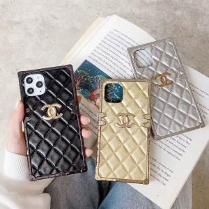 シャネル iPhone12 Proケース アイフォン12/12ミニケース ファッション 四角型 chanel iphone12pro maxカバー iphone11/11pro/11pro maxケース オシャレ
