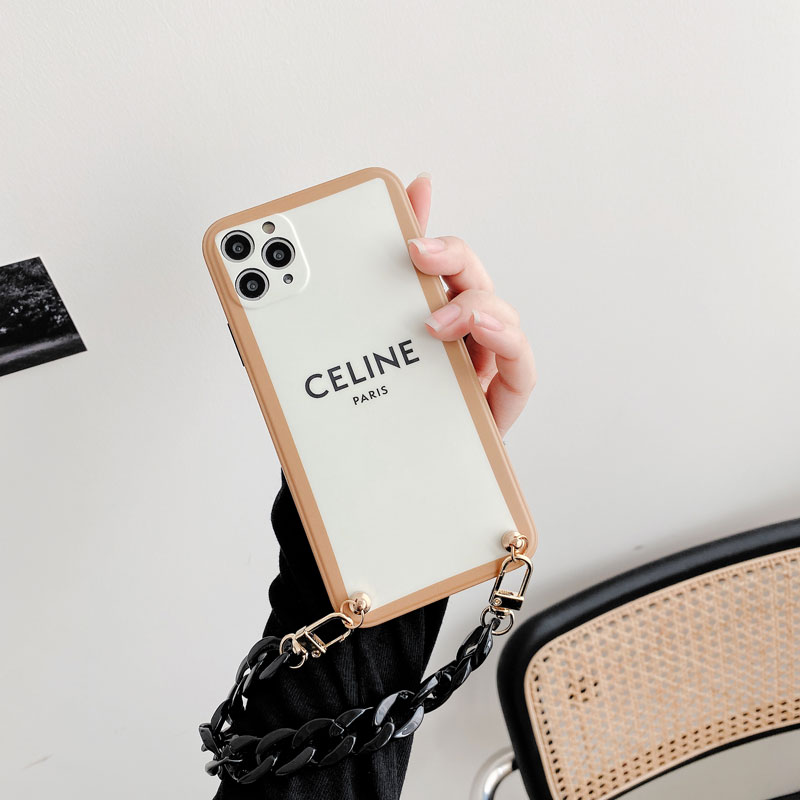 セリーヌ iPhone12/12pro maxケース チェーン付き CELINE iPhone12mini ...