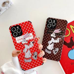 可愛い iPhone12pro maxケース ルイヴィトン iPhone 12/12プロカバー バッグス・バニー付き ブラント モノグラム LV iphone11/11pro max携帯ケース アイフォン11proケース