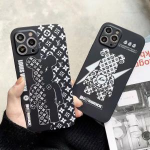 ルイヴィトン ベアブリック iPhone12/12proケース モノグラム LV アイフォン12プロマックスケース カッコイイ ブラント iphone11/11pro/11pro max携帯ケース