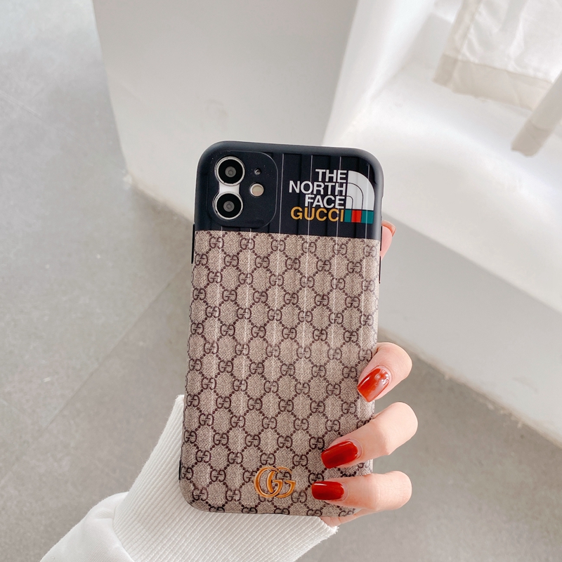 グッチ ノースフェイスコラボ iPhone12proケース