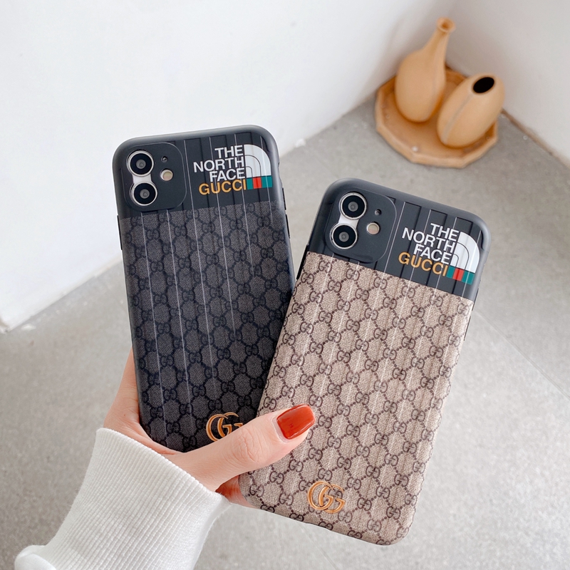 グッチ ノースフェイスコラボ iPhone12proケース