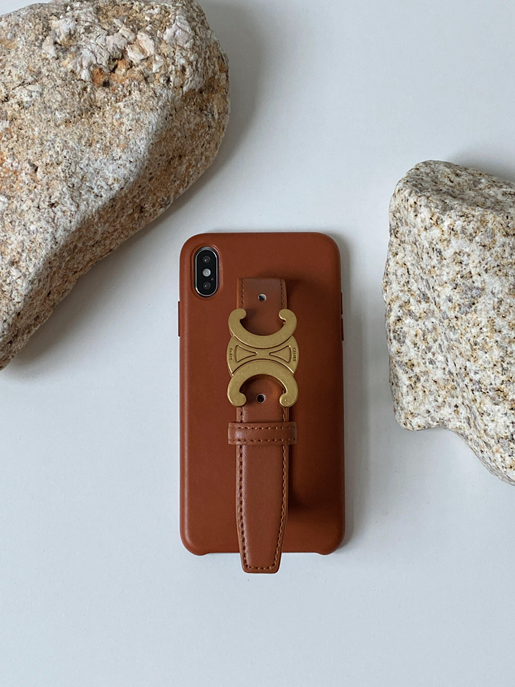 ハンドベルト付き セリーヌ iPhone 12ケース