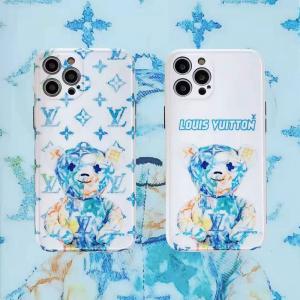 ルイヴィトン アイフォン12/12プロケース モノグラム 熊 iPhone12pro maxカバー 可愛い iphone11/11pro ケース ヴィトン iphone11pro maxカバー