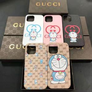 GUCCI ドラえもんコラボ iphone12/12pro maxケース Doraemon グッチ iphone12proケース ブラント ギャラクシーS20/note20 ケース 可愛い