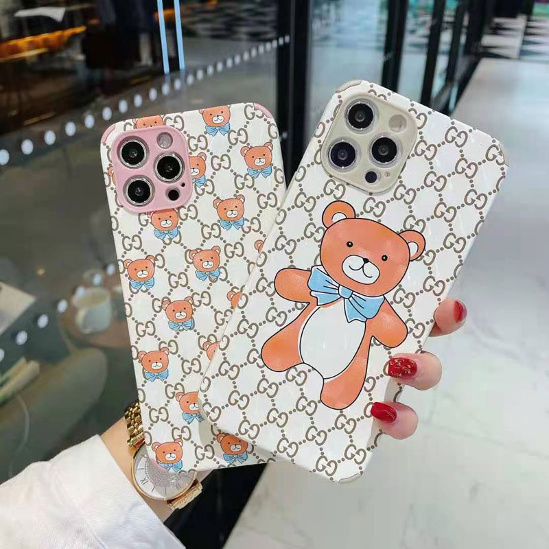 グッチ テディベア iPhone12pro maxケース 可愛い