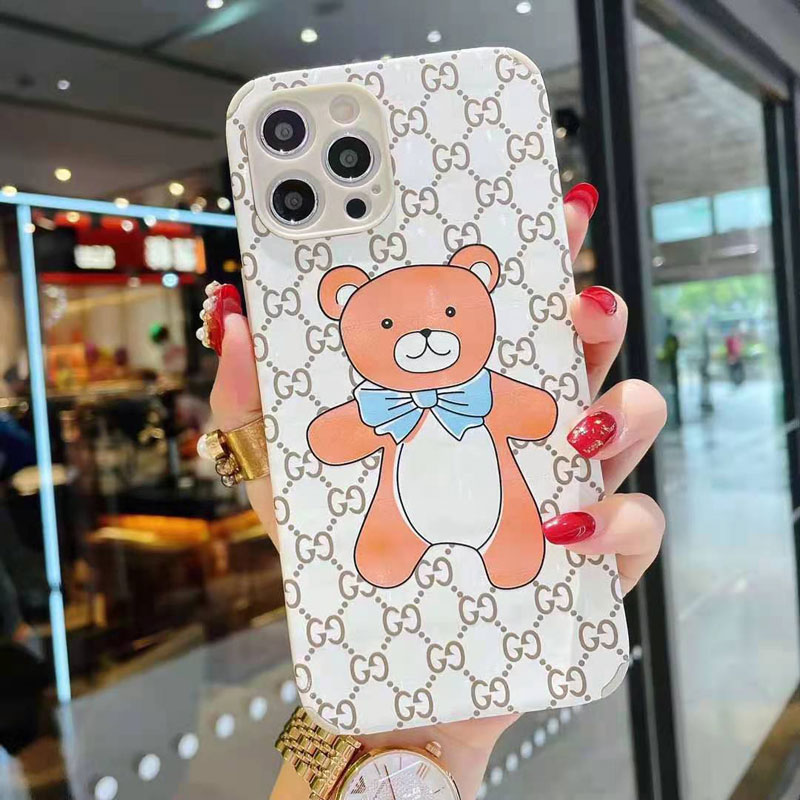 グッチ テディベア iPhone12pro maxケース 可愛い