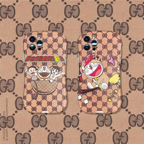 グッチ ドラえもんコラボ アイフォン12/12プロケース Doraemon Gucci iPhone12pro maxケース 可愛い グッチ iPhone11/11pro/11pro max/x/8 保護カバー