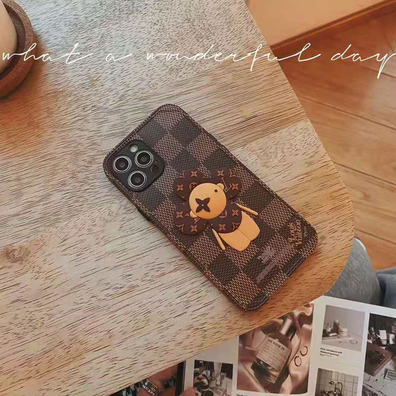 ルイヴィトン iphone12pro maxケース ダミエ柄