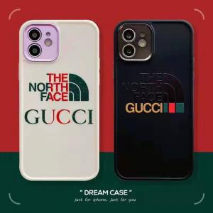 グッチ ノースフェイスコラボ iPhone13/13pro/12/12pro ケース iPhone12プロ マックスカバー GUCCI THE NORTH FACE iphone11/11pro/11pro maxケース